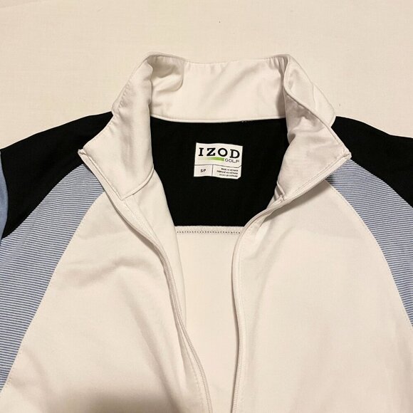 Izod Golf Zip Up Womens Size Small Long Sleeve Sweater - Picture 3 of 15